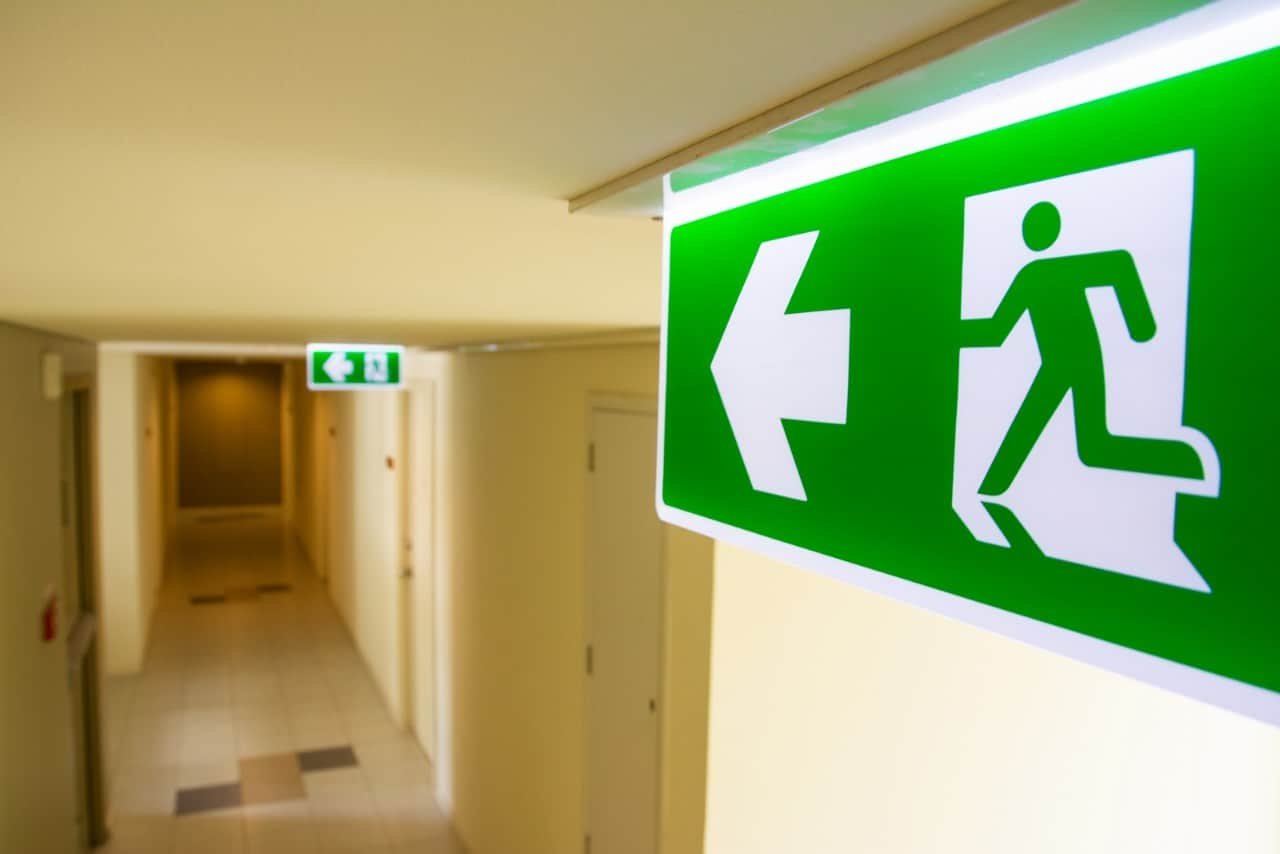 Fire risk assessment inspection in a managed premises